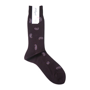 Paisley Dot Socks
