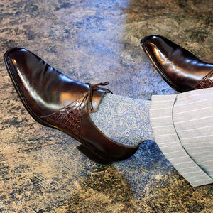 Paisley Silk Socks